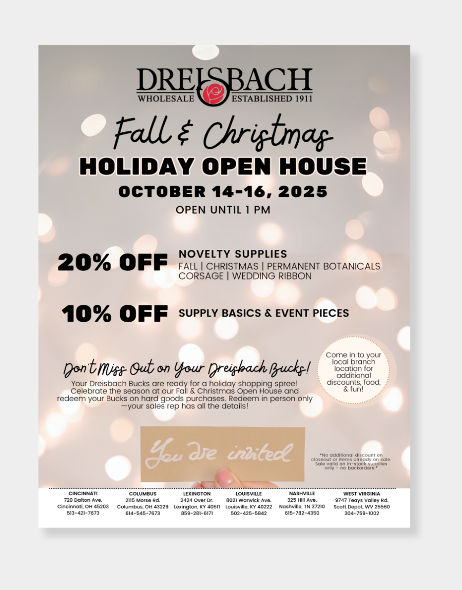 Fall & Christmas Open House Savings Event