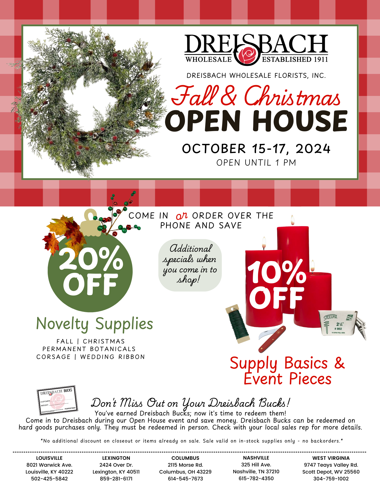 Fall & Christmas Open House