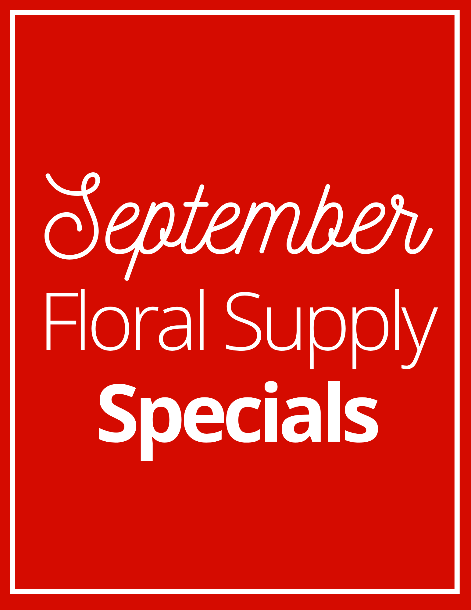 September Supply Specials