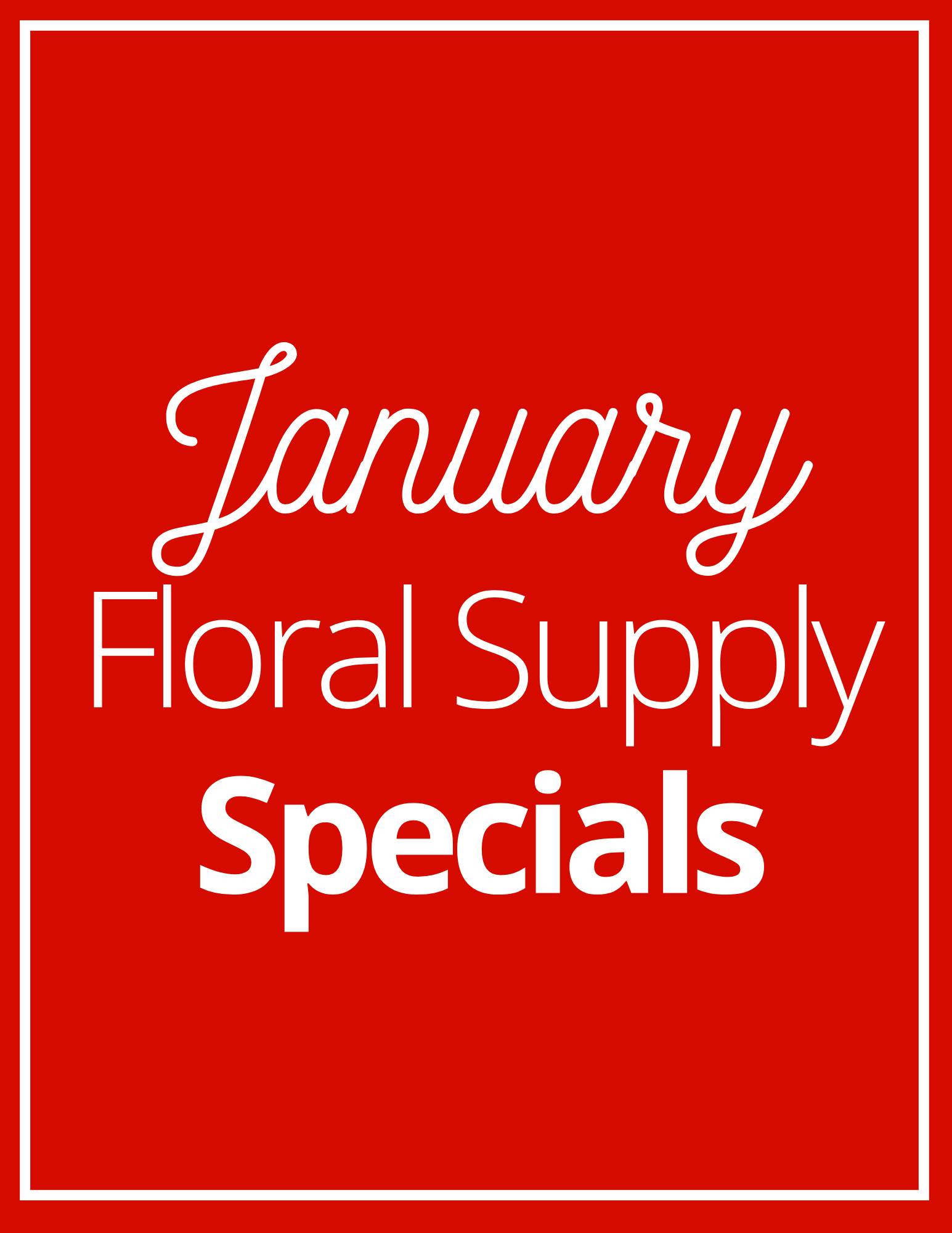 January Supply Specials